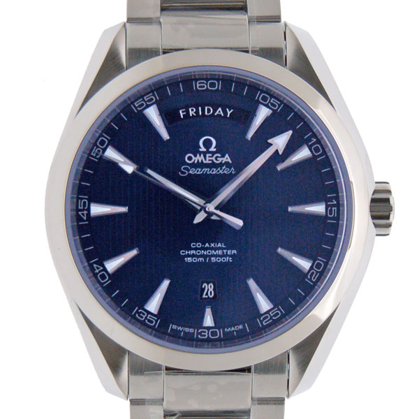 オメガ　OMEGA　シーマスター　アクアテラ　デイデイト　231.10.42.22.03.001　ブルー　コーアクシャル　メンズ　新品