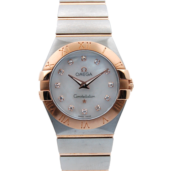 オメガ　OMEGA　コンステレーション　ブラッシュ　123.20.27.60.55.001　レディース　シェルダイヤ　新品