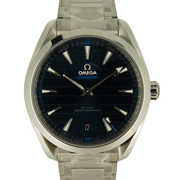オメガ　OMEGA　シーマスター　アクアテラ　マスタークロノメーター　220.10.41.21.03.001　ブルー　新品