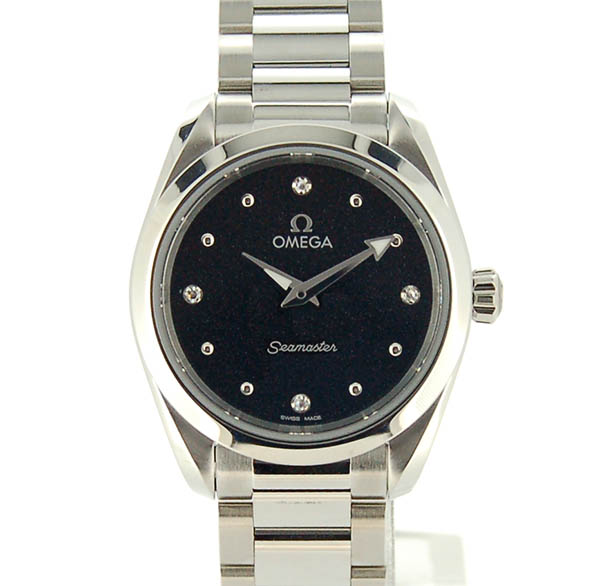 オメガ　OMEGA　シーマスター　アクアテラ　150m　クォーツ　28mm　220.10.28.60.51.001　ブラック　新品