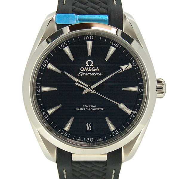 オメガ　OMEGA　シーマスター　アクアテラ　マスタークロノメーター　220.12.41.21.01.001　ブラック　ラバーベルト　新品