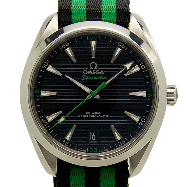 オメガ　OMEGA　シーマスター　アクアテラ　マスタークロノメーター　ゴルフエディション　220.12.41.21.01.002　41mm　ブラック　NATOストラップ　新品