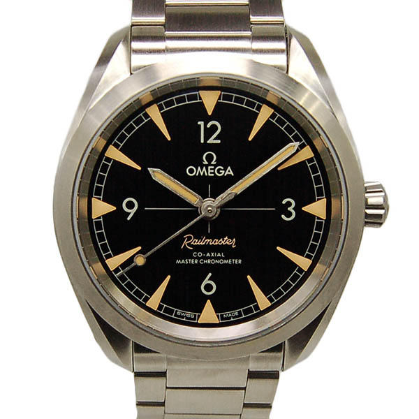 オメガ　OMEGA　シーマスター　レイルマスター　マスタークロノメーター　220.10.40.20.01.001　ブラック　新品