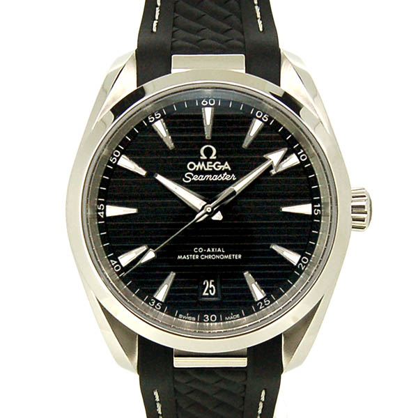 オメガ　OMEGA　シーマスター アクアテラ マスタークロノメーター　220.12.38.20.01.001　ブラック　ラバーベルト　38mm　新品