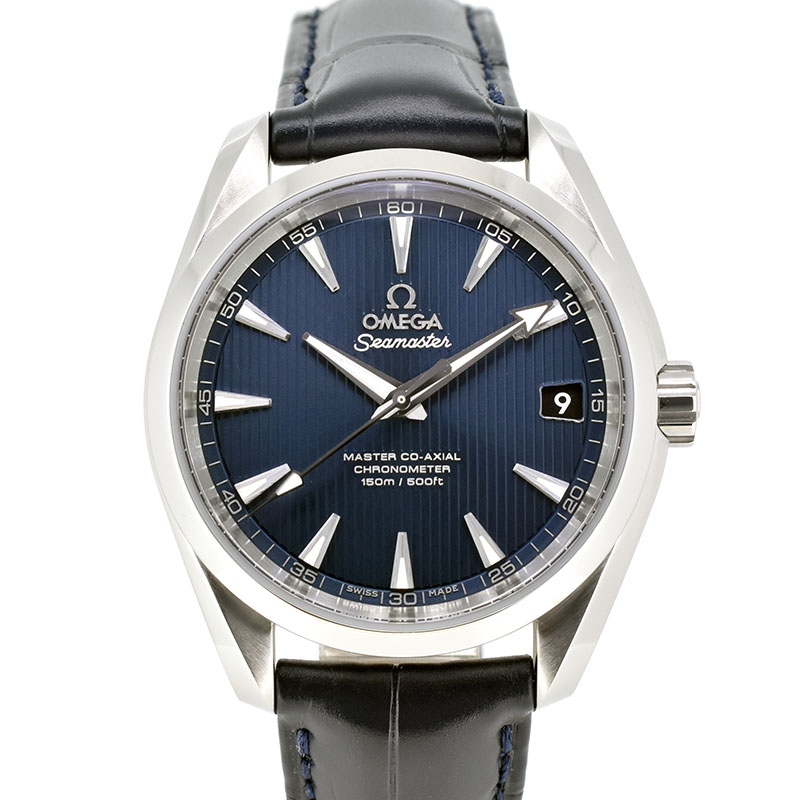 オメガ　OMEGA　シーマスター　アクアテラ　マスターコーアクシャル　231.13.39.21.03.001　38.5mm　ブルー　新品