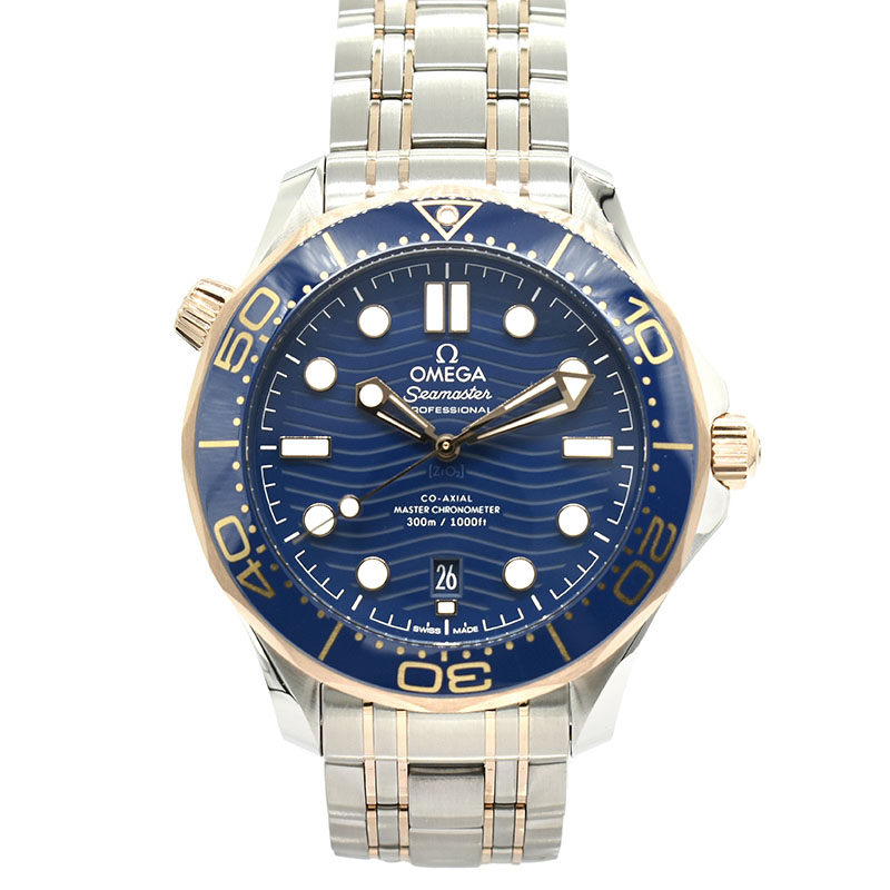 オメガ　OMEGA　シーマスター300 コーアクシャル マスタークロノメーター　210.20.42.20.03.002　ブルー　42mm　新品