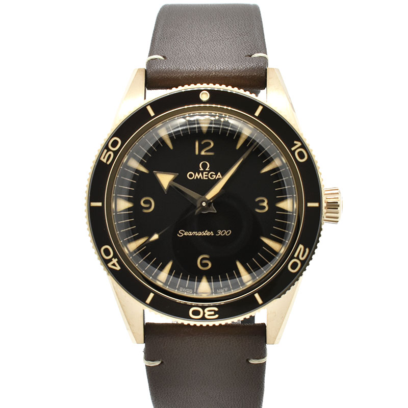 オメガ　OMEGA　シーマスター300 コーアクシャル マスタークロノメーター　234.92.41.21.10.001　41mm　ブロンズゴールド　新品