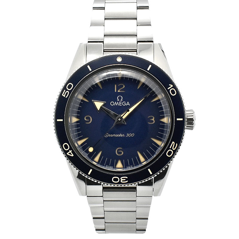 オメガ　OMEGA　シーマスター300 コーアクシャル マスタークロノメーター　234.30.41.21.03.001　ブルー　41mm　新品