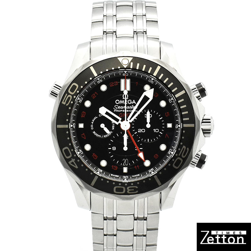 オメガ　OMEGA　シーマスター コーアクシャル クロノグラフ　212.30.44.52.01.001　ブラック　44mm　新品