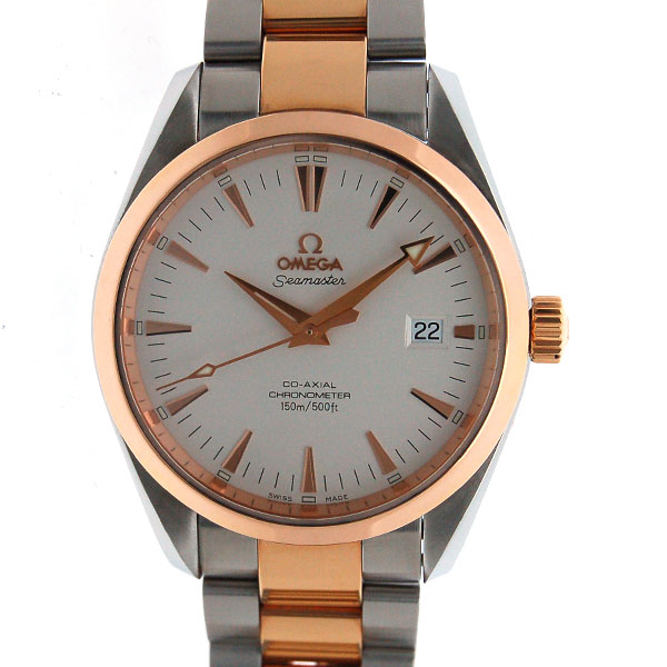 オメガ　OMEGA　シーマスターアクアテラ　2303.30　メンズ　38.5mm　SS/RG　シルバー　コーアクシャル　新品
