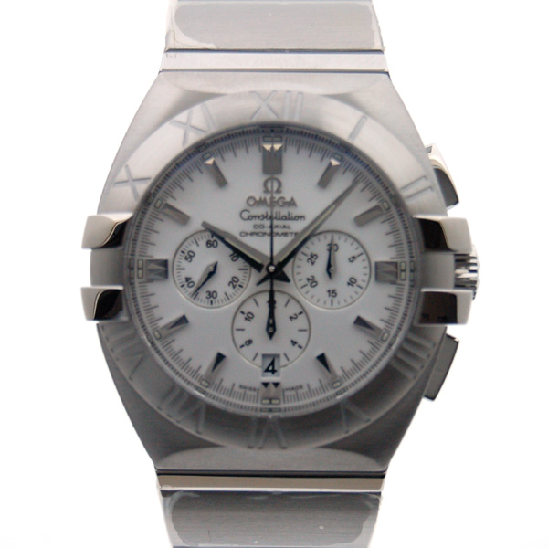 オメガ　OMEGA　コンステレーション　ダブルイーグル　クロノグラフ　1514.20　SS　ホワイト　41mm　新品