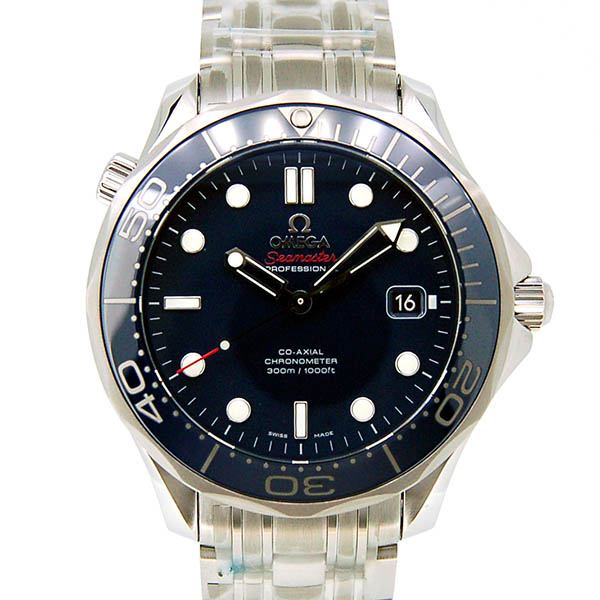 オメガ　OMEGA　シーマスター300　コーアクシャル　212.30.41.20.03.001　ブルー　41mm　新品