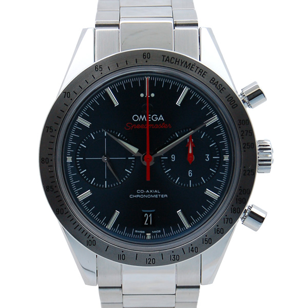 オメガ　OMEGA　スピードマスター 57 クロノグラフ　331.10.42.51.03.001　SS　41.5mm　ブルー　新品