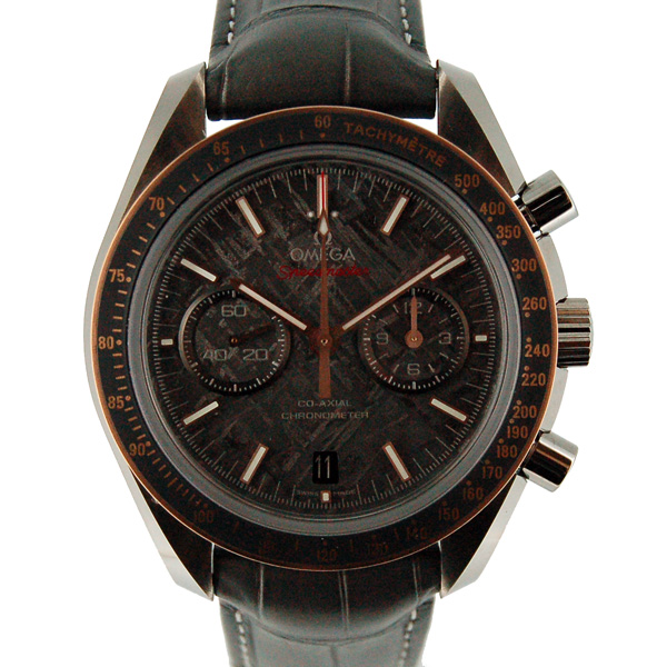 オメガ　OMEGA　スピードマスター　グレーサイド オブ ザ ムーン　メテオライト　311.63.44.51.99.001　セラミック/18Kセドナゴールド　44.2mm　革ベルト　新品