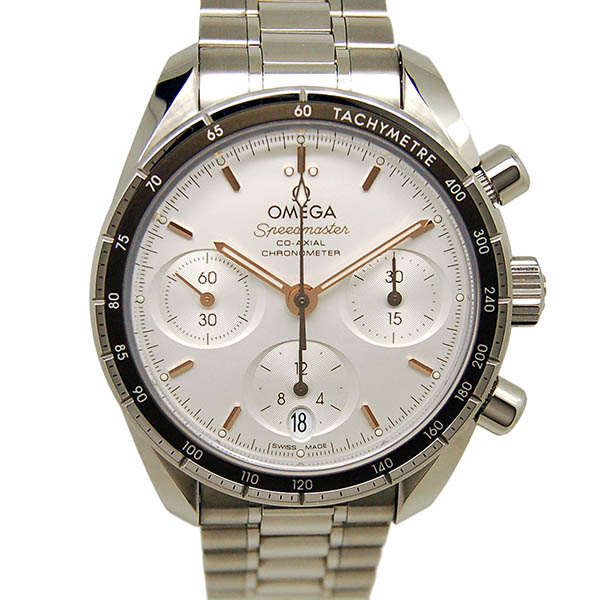 オメガ　OMEGA　スピードマスター 38　コーアクシャル 　324.30.38.50.02.001　SS　38mm　シルバー　新品