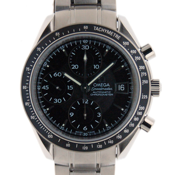 オメガ　OMEGA　スピードマスターデイト　3210.50　ブラック　SS　自動巻　メンズ　新品