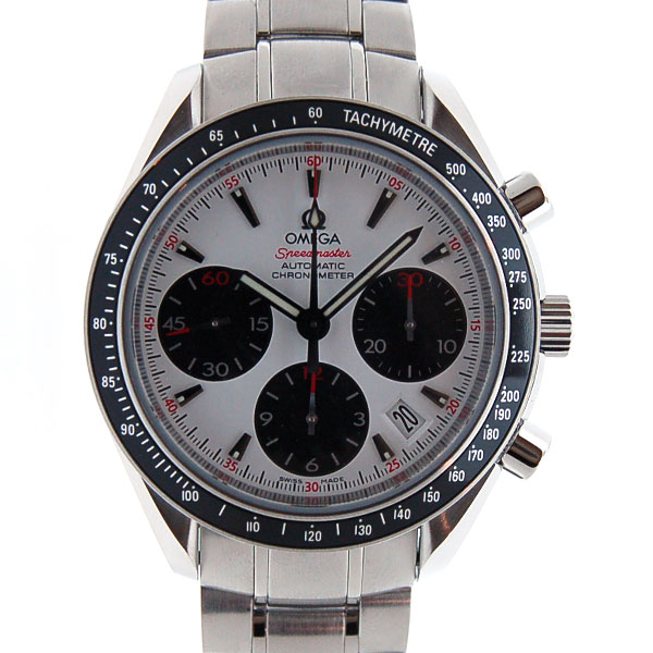 オメガ　OMEGA　スピードマスターオートマティックデイト　323.30.40.40.04.001　ホワイト×ブラック　40mm　新品