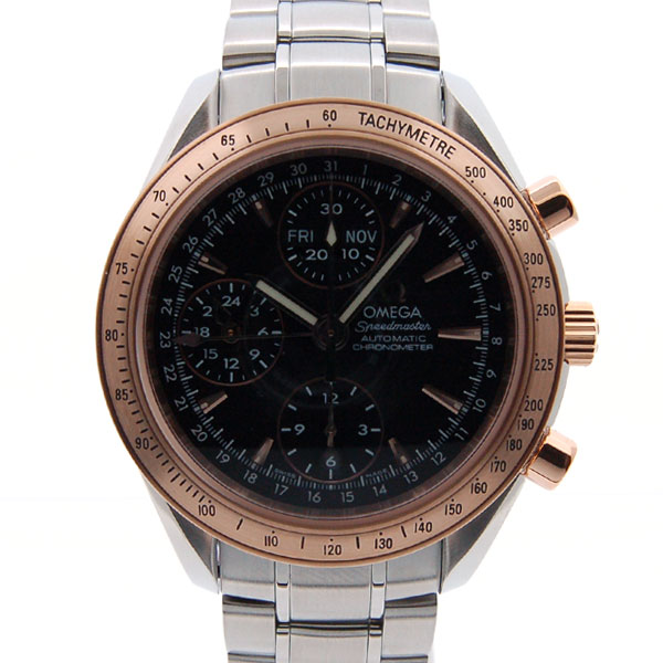 オメガ　OMEGA　スピードマスターデイデイト　323.21.40.44.01.001　自動巻　メンズ　コンビ　ブラック　40mm　新品