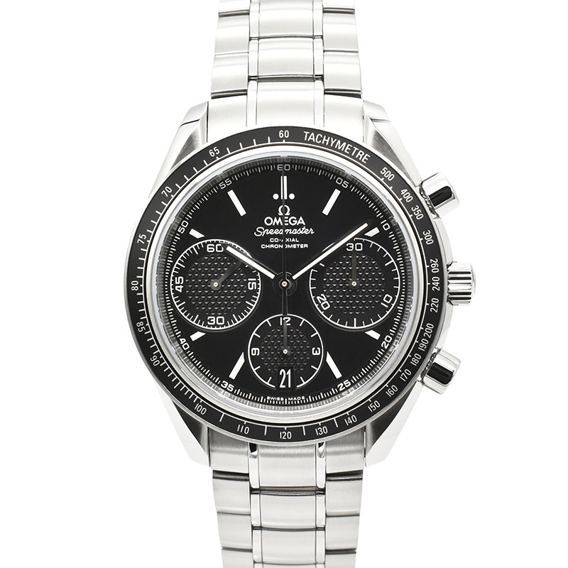 オメガ　OMEGA　スピードマスターレーシング　326.30.40.50.01.001　SS　ブラック　40mm　自動巻　新品