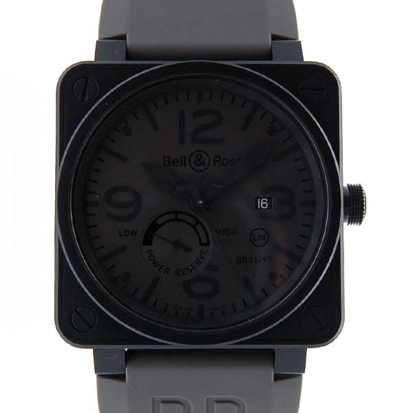 ベル＆ロス　BELL＆ROSS　BR01-97　コマンド　46mm　PVD　パワーリザーブ　世界500本限定　グレー　新品