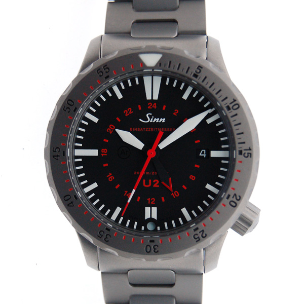 ジン　SINN　1020　U2　Uボートスチール　44mm　UTC　自動巻　2000m防水　新品