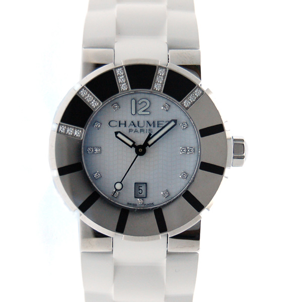 ショーメ　CHAUMET　クラスワン　W17224-33E　レディース　ホワイト　ダイヤ　SS　33mm　新品
