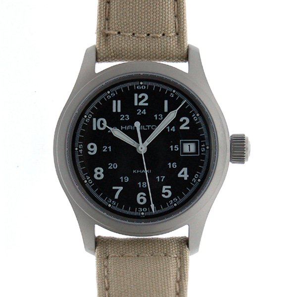 ハミルトン　HAMILTON　カーキ　フィールド　H68481933　SS　42mm　ブラック　クォーツ　新品