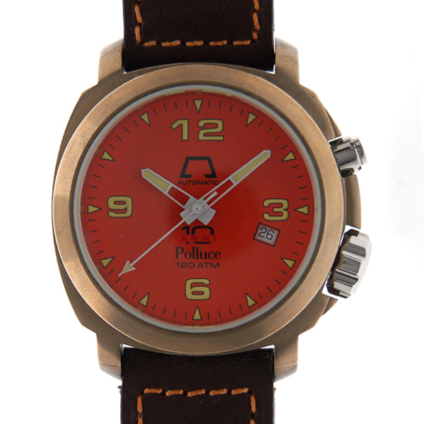 ANONIMO　アノーニモ　Polluce 10anni 　2003　 SS（ブロンズケース）　43mm　自動巻き　新品未使用品