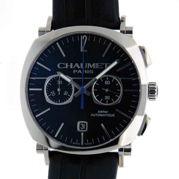 ショーメ　CHAUMET　ダンディークロノ　W11290-30A　40mm　ブラック　新品