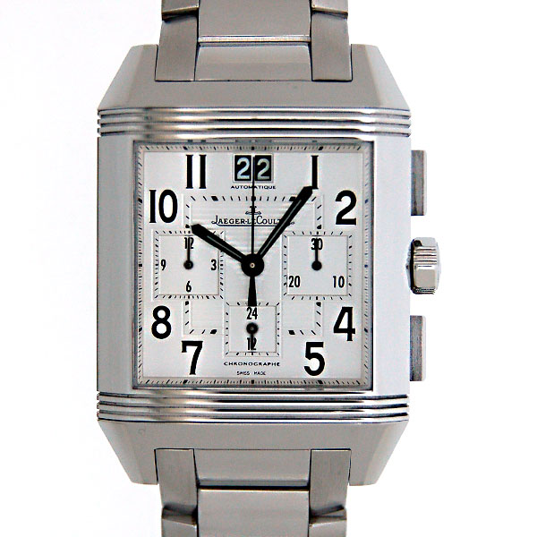 ジャガールクルト　Jaeger LeCoultre　レベルソ　スクアドラ　GMTクロノグラフ　Q7018120　SS　自動巻　新品