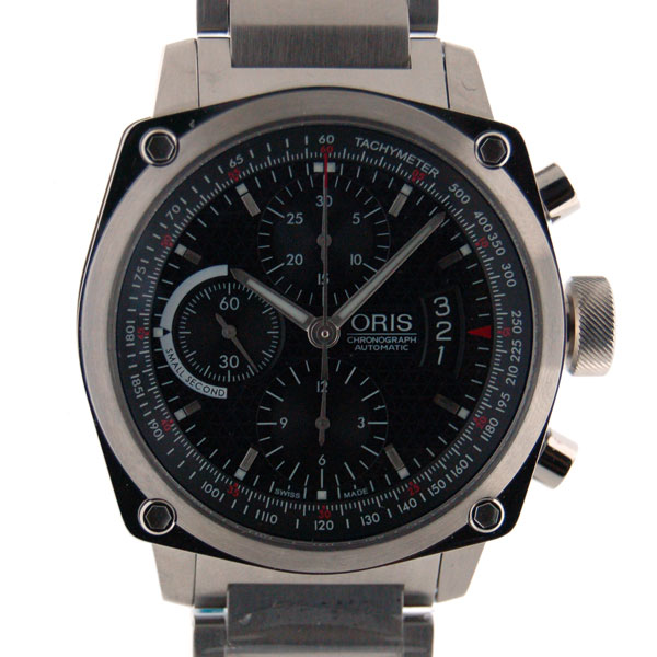 オリス　ORIS　ビッグクラウン　BC4　クロノグラフ　674 7616 4154M　メンズ　SS　42mm　ブラック　新品