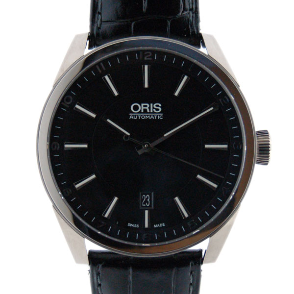 オリス　ORIS　アーティックスデイト　733 7642 4054D　メンズ　SS　ブラック　自動巻　新品