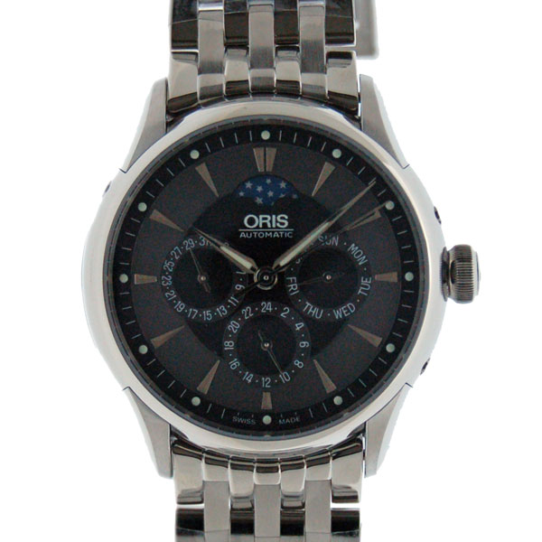 オリス　ORIS　アートリエ　コンプリケーション　582 7592 4054M　ブラック　自動巻　新品