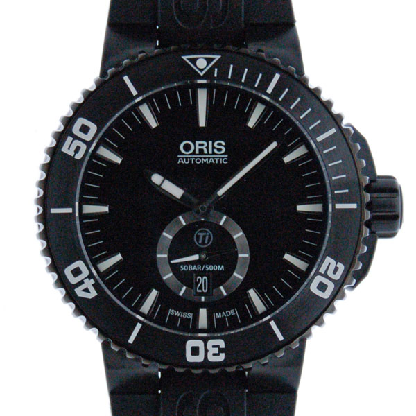 オリス　ORIS　アクイス　チタン　スモールセコンド　739 7674 7754　ダイバー　46mm　新品