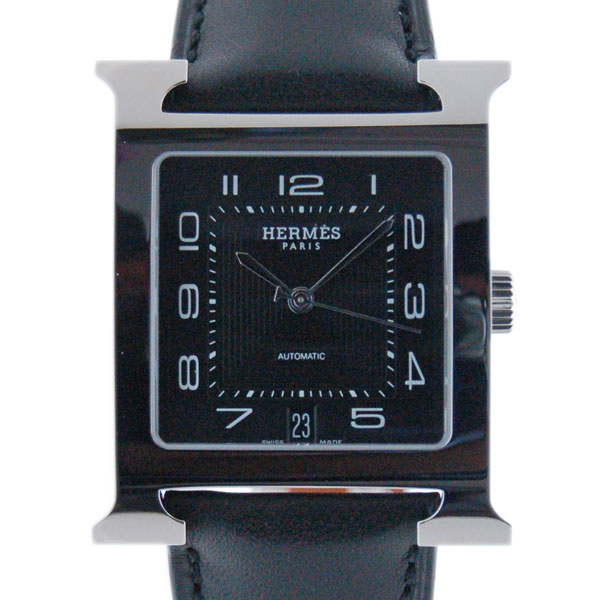 エルメス　HERMES　Hウォッチ　HH2.810.330.VBN3　メンズ　自動巻　ブラック　新品