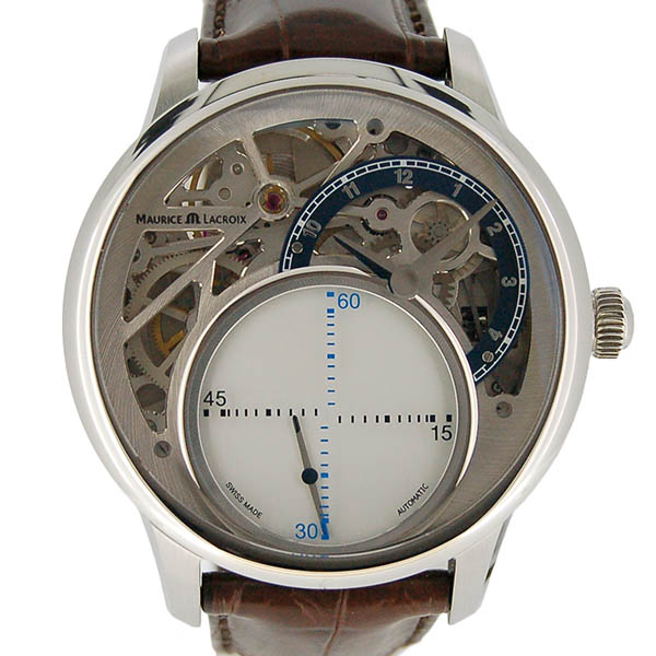 モーリスラクロア　MAURICE LACROIX　マスターピース ミステリアス セコンド　MP6558-SS001-094　自動巻き　革ベルト　43mm　世界250本限定　新品