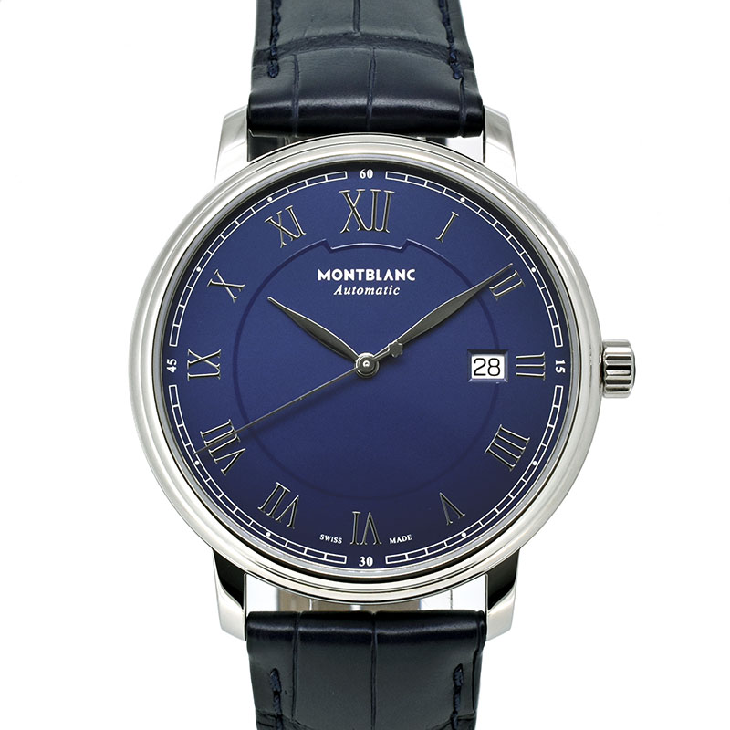 モンブラン　MONTBLANC　トラディション オートマティック デイト　117829　40mm　革ベルト　自動巻　SS　新品