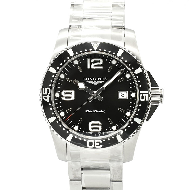 ロンジン　LONGINES　ハイドロコンクエスト　L3.740.4.56.6　41mm　クォーツ　新品