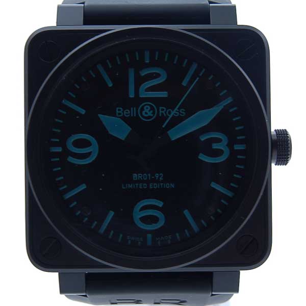 ベル＆ロス　BELL＆ROSS　BR01-92-BLUE　46mm　世界500本限定　新品