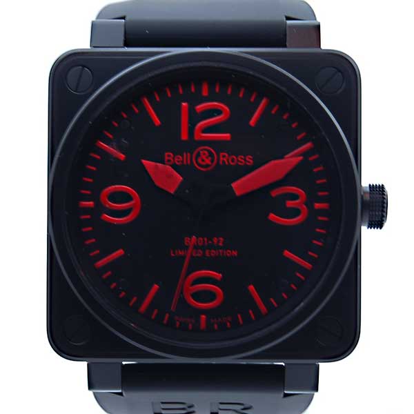 ベル＆ロス　BELL＆ROSS　BR01-92-RED　46mm　2008年世界500本限定　新品