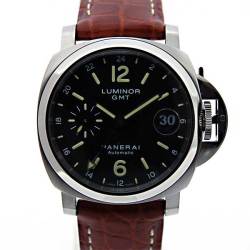 パネライ　PANERAI　ルミノールGMT　PAM00244　40mm　自動巻　革ベルト　訳あり大特価