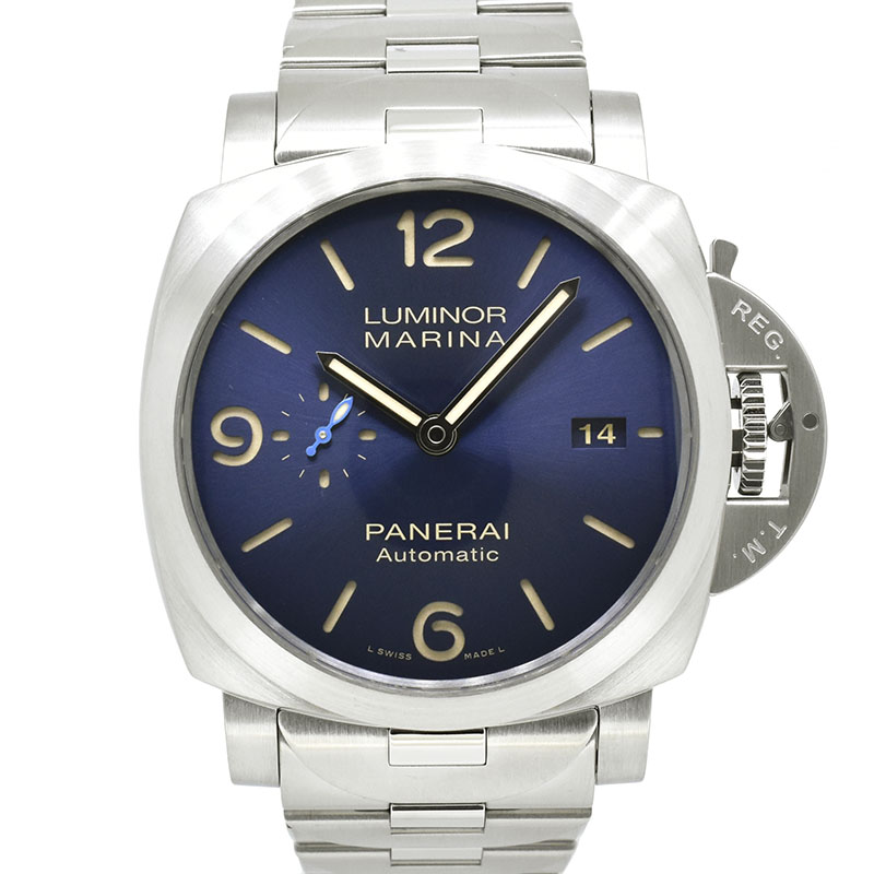 パネライ　PANERAI　ルミノール マリーナ　PAM01058　44mm　ブルー　新品