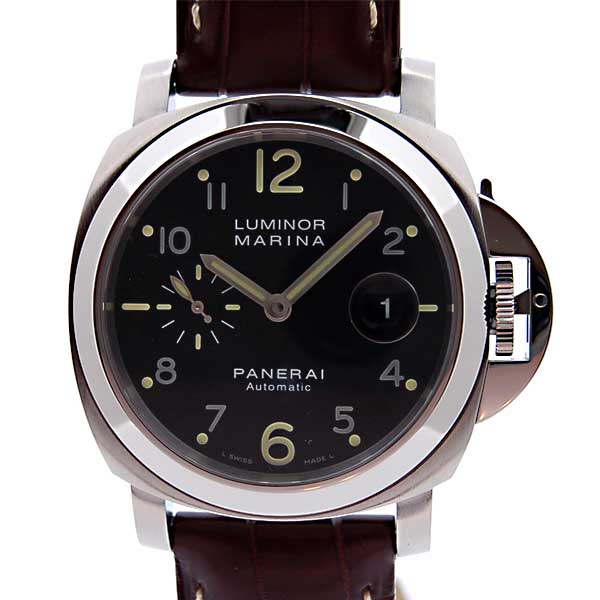 パネライ　PANERAI　ルミノールマリーナ　44mm　PAM00164　自動巻き　300ｍ防水　革ベルト　新品