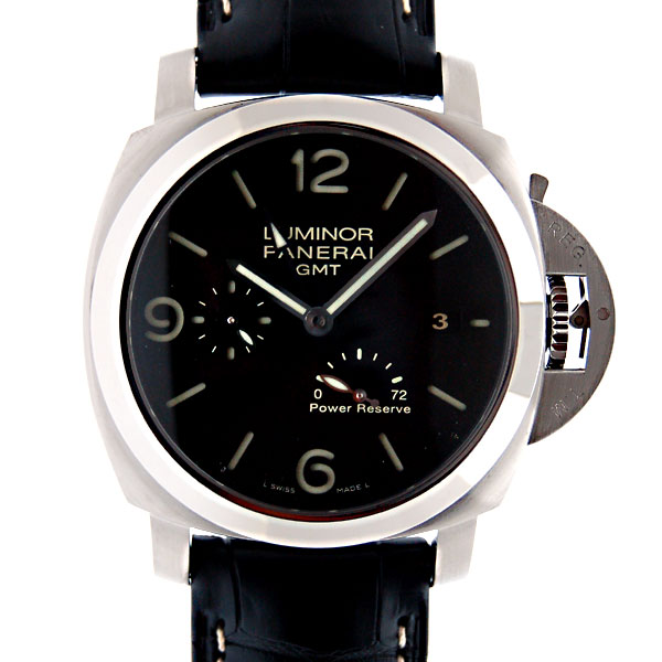パネライ　PANERAI　ルミノール1950　3デイズ　GMTパワーリザーブ　PAM00321　SS　44mm　革　自動巻　新品