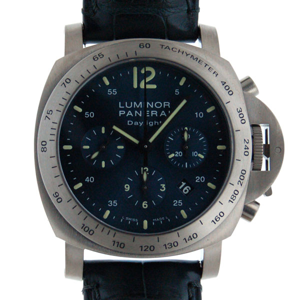 パネライ　PANERAI　ルミノールクロノ　デイライト　PAM00326　チタン　44mm　ブルー　新品