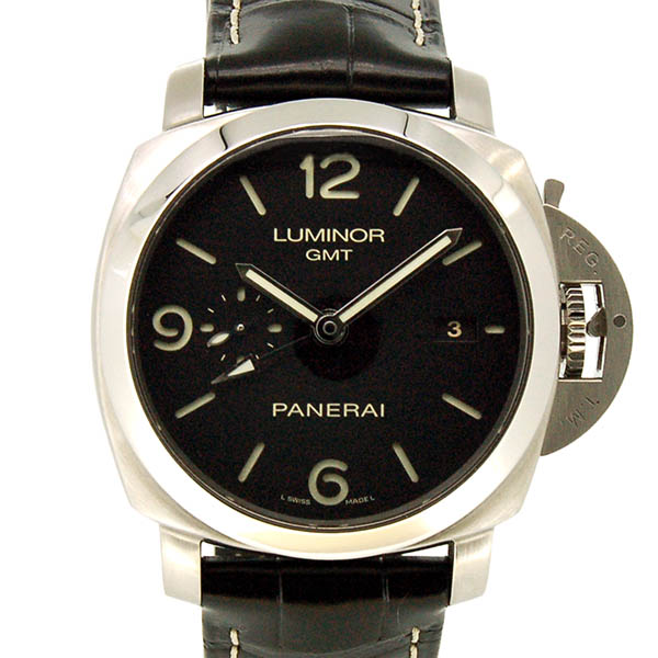 パネライ　PANERAI　ルミノール1950 3デイズ GMT　PAM00320　44mm　ブラック　新品