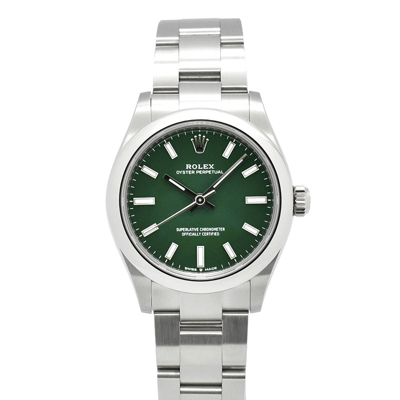ロレックス　ROLEX　オイスターパーペチュアル 31　Ref.277200　グリーン　31mm　新品