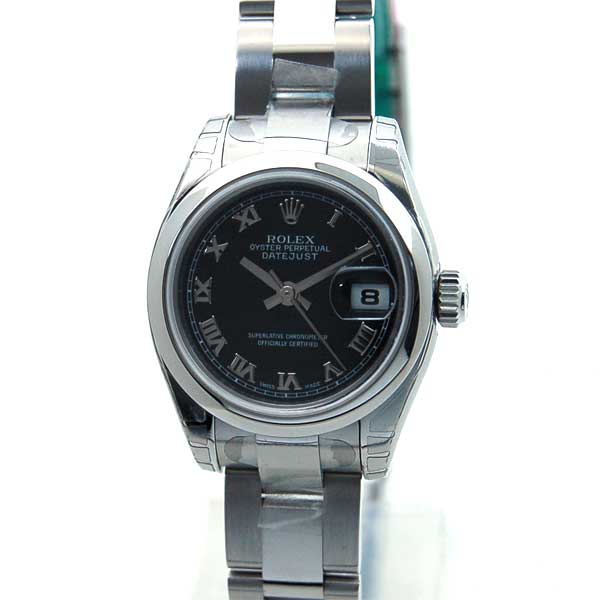 ロレックス　ROLEX　デイトジャスト　Ref.179160　ブラックローマ　レディース　26mm　新品