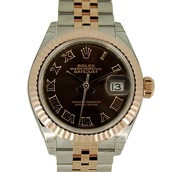 ロレックス　ROLEX　デイトジャスト　279171　チョコレートブラウンローマ　レディース　新品