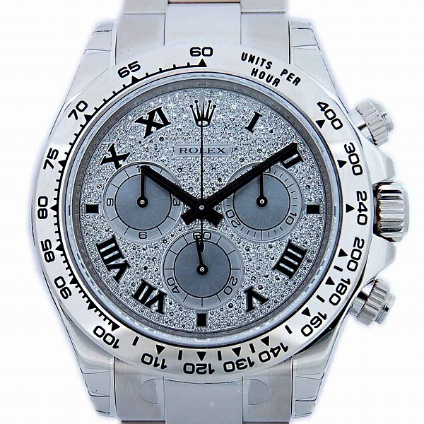 ロレックス　ROLEX　デイトナ　全面ダイヤ　Ref.116509ZER　ローマインデックス　自動巻き　K18WG　新品